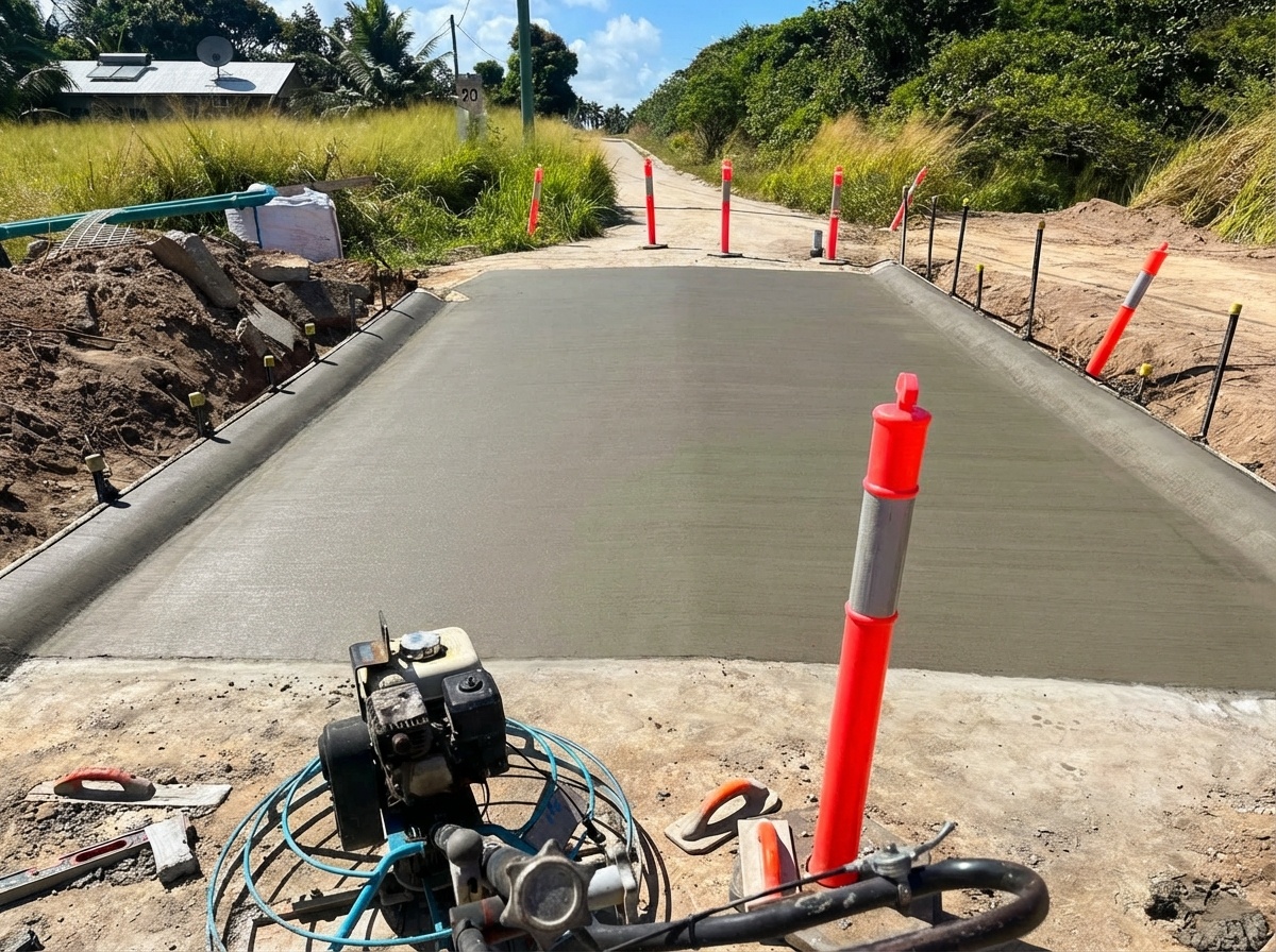 Concrete project by Hinterland Civil