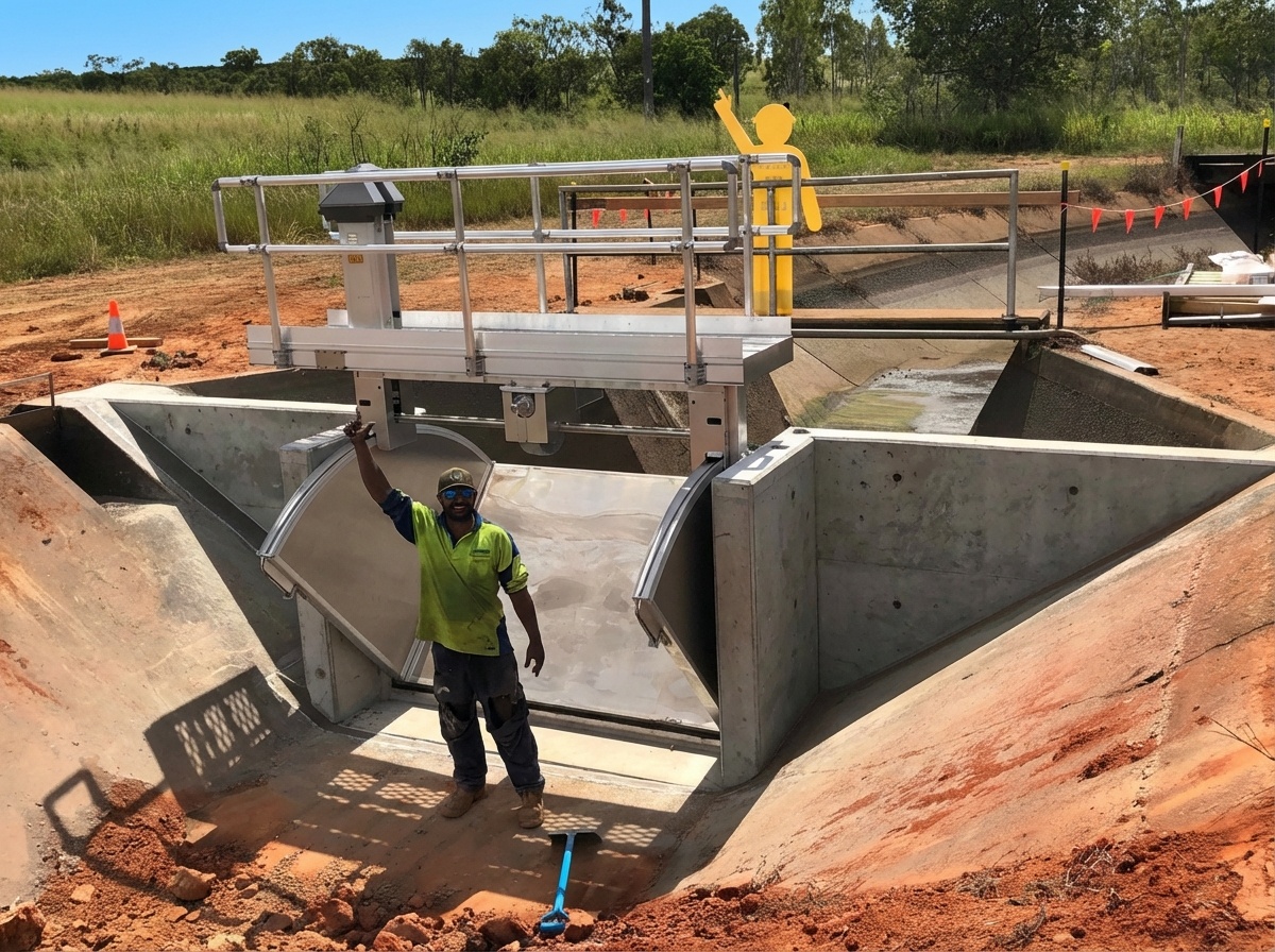 Irrigation channel project