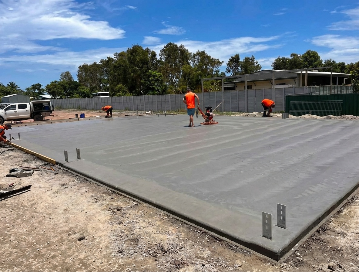 Workers power floating